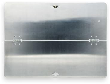 BICMA Blanko Aluminium Tafel für ADR und A-Schilder - Rohling - 400 x 300 mm (horizontal klappbar)