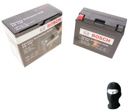 Compatible avec Ducati Monster S4 (M400AA) 916 2001 A 2002 Bosch YT12B-4 FA1100 YUASA YT12B-BS Batterie (SLA Gel-CHARGEE PRÊTE À l'emploi) 12V/10AH pour Bricolage Moto Scooter