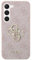 CG MOBILE Guess 4G Big Metal Logo Hülle für Sansung Galaxy S24 (Pink)
