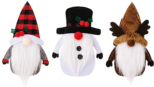 Saiyana Porta cubiertos de Navidad para vajilla, cuchillo, tenedor, bolsa para XmasTree, restaurante, hotel, fiesta, vacaciones, festival, tenedor, bolsas, 3 piezas/juego de cubiertos de Navidad,