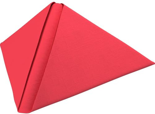 Dunilin Servietten rot 40x40cm 45 Stück 1er Pack