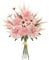 DEMIUKO Kunstblumen Rosa Dahlien Pflanzen Künstliche Blumen Seiden Blumenstrauß Peonien Blumendekor Unecht Brautstrauß Blumenarrangements Gänseblümchen Deko für Hochzeit Zuhause Büro Zimmerdeko