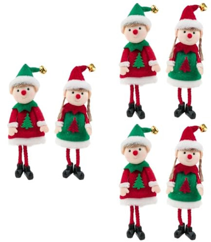 Alipis 3 Sätze Weihnachtsbaumanhänger Außendekoration Moderne Pendelleuchten Kücheninsel Kinderfigur Kleine Uhr Aufblasbares Pavillon Cartoon Swimmingpool Fuchs Eisen 2 Stück * 3