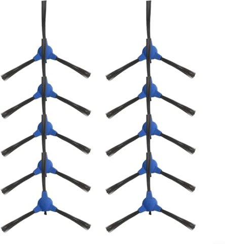 Gettimore Ersatz-Seitenbürsten für Coredy Saugroboter R300 R500 R550 R580 R650 R750 R3500, 10 Stück