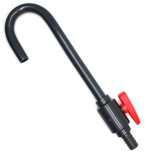 U-Hook Water Pipe Bowl, Wall-Mounted Portable Aquarium Water Changer Pipe for Fish Tank Accessories