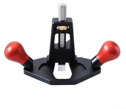 Plane à défoncer portable en alliage d'aluminium avec mécanisme de réglage de la profondeur pour mortaiser et rainurer (b)