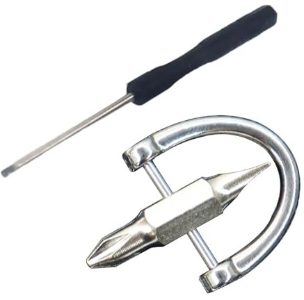 UNTERING Portachiavi essenziale per cacciavite tascabile, adatto per l'uso quotidiano Comodità Portabilità senza sforzo Praticità Portachiavi Cacciavite