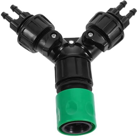 TOYANDONA Adattatore Vie per Tubo Giardino Irrigazione Goccia Compatibile Impianto Idrico per Piante e Orto Controllo Idratazione Preciso e Programmato