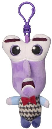 CERDÁ Life'S Little Moments - Portachiavi in peluche con emozioni Inside out con gancio in plastica – Accessorio per bambini per zaini, borse e astucci – Morbido, leggero - Licenza ufficiale