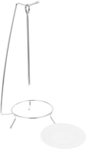 HOMOCONO Support à Brochettes Suspendu en Acier Inoxydable Crochet pour Barbecue Accessoire de Grillade pour Jardin, Camping et Repas en Extérieur