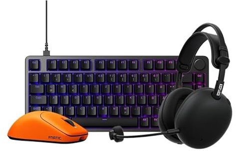 Sony INZONE H9 II kabelloses Gaming-Headset mit Noise Cancelling, schwarz + INZONE Keyboard + Fnatic Gaming-Mouse