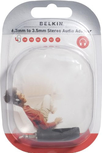 Belkin 3.5/6.3Mm Jack Adapter * 3.5Mmstr-M/6.3Mmstr-F