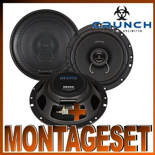 Crunch DSX 62 Lautsprecher für VW T 5 ab Bj. 2003 Seiten hinten