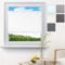 WOLTU Plissee Klemmfix ohne Bohren 110x130cm (BxH) Weiß Faltrollo Plisseerollo mit Klemmträger Lichtdurchlässig, Jalousie Sichtschutz und Sonnenschutz Easyfix Rollo für Fenster & Tür