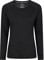 Mountain Warehouse IsoCool Dynamic Womens Top - Comfortable Ladies Tshirt, Long Sleeve Top, Lightweight, Fast Dry, Breathable - for Spring Summer, & Travelling Black Women's Size 12