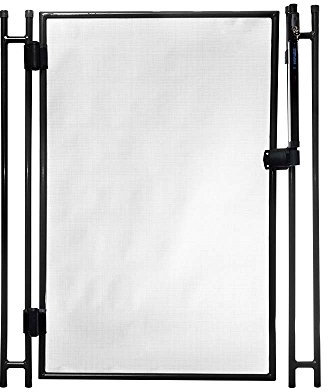 Barrière de sécurité pour piscine PUERTA DE SEGURIDAD Noir (filet et poteaux)