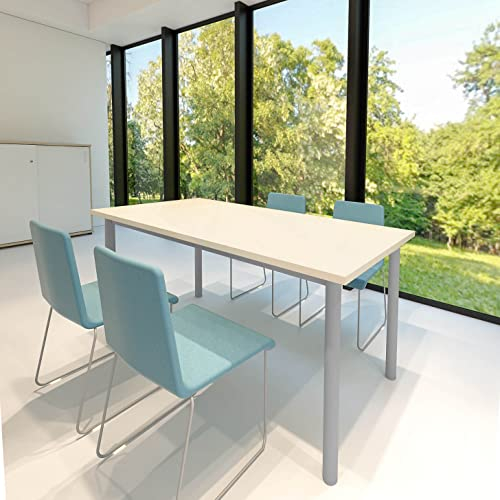 Weber Büro Optima Besprechungstisch Ahorn 160x80cm 4-6 Pers. Konferenztisch Meetingtisch