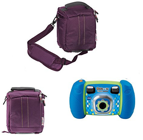 Navitech Purple Protective Portable Handheld Case and Travel Bag for The VTech Kidizoom Camera Connect