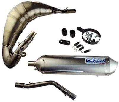 POT 50 A BOITE LEOVINCE X-FIGHT TITANE POUR APRILIA 50 RS4 2011> (PASSAGE BAS) (REF 3278)