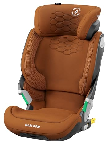 Maxi-Cosi Kore Pro i-Size Kindersitz, 3.5–12 Jahre, 100–150 cm, ClickAssist Licht, Verstellbare Höhe/Breite, Side Protection System+, Authentic Cognac