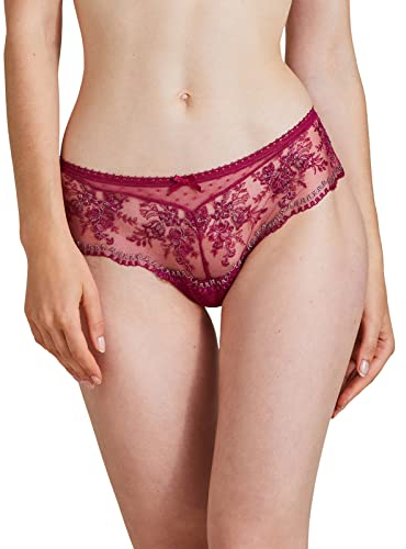 Aubade Tresor Infini ID70 Bestickte Boyshort Nachtviolett 40