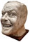 Skulpture of The Shining Buchstütze Library Here's Johnny Skulptur Kunstharz Desktop Ornament Bücherregal Lustiges Ornament