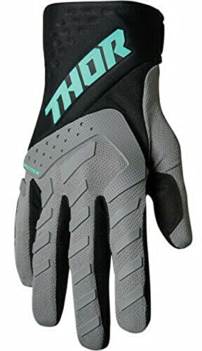 Thor Spectrum Handschuhe schwarz grau Motocross Offroad Enduro MTB Bike Quad ATV, Größe: M