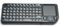 BerryBase Mini Funk Tastatur mit Touchpad & Beleuchtung - schwarz, US Layout
