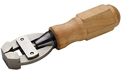 Handschraubstock, Haltewerkzeug, mit Holzgriff, 135 mm, zum Halten von Werkzeugen