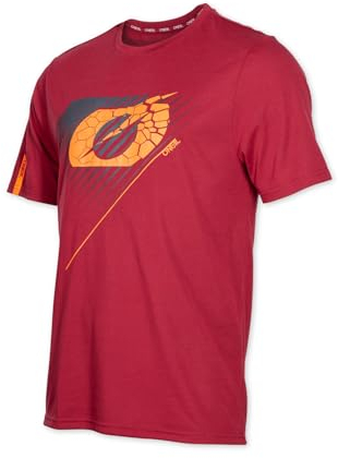 O'NEAL Mountainbike Shirt MTB DH Downhill FR Freeride I Fahrrad Trikots Herren Damen I Vault Jersey atmungsaktiv, schnelltrocknend I Radtrikot Kurzarm I Rot I Größe M