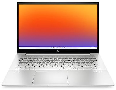 HP Envy Laptop PC 17-cr0001sa | Intel Core i7-1255U Processor| 16GB RAM | 512GB SSD | NVIDIA GeForce RTX 2050 Laptop GPU | 17.3 inch FHD IPS Touchscreen display | Windows 11 Home | Silver
