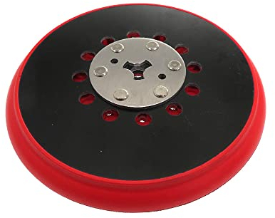 Trade-Shop Assiette de ponçage 72 trous 150 mm compatible avec les ponceuses excentriques M8, remplacement pour Bosch 2 608 601 335/2.608.601.335, RSM6045
