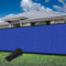 Goleray Robuster Sichtschutzzaun für Gewerbe und Wohnen, 95 % Blockade, 150 g/m², U-V, geschützt, 1,2 x 15,2 m, Blau