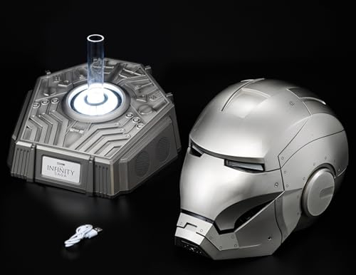 NYCK Collection Level Bluetooth Speaker, Iron Man Wearing Helmet, Mask, Dance Mask, New Year's Party, Bar, Photo Prop