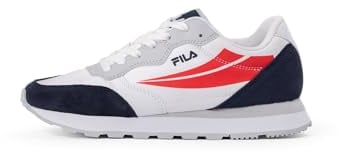 FILA Sneaker da Uomo Hypert, White Fila Navy Fila Red, 44 EU