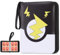 FAMOMI Card Binder 4-Pocket, Sammelkartensammler mit 50 abnehmbaren Hüllen, 400 Karten Pocket Portable Album Holder Book(Schwarz)