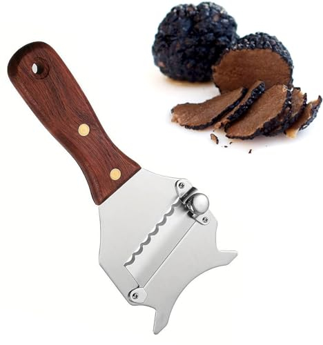 Affettatrice per Formaggio, Affetta Tartufi,Affetta Formaggio,Rasoio per Cioccolato,Tagliatartufi in Acciaio Inox,Tagliatartufi Regolabile in Acciaio Inox,Tagliatartufi Regolabile