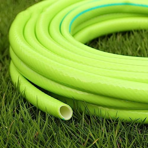 WolFum 1/2(12mm*16mm) Wasserrohr-Hochdruckschlauch, Kunststoff-Gummischlauch, weicher, Flexibler Anti-Torsions-Gartenschlauch mit Anschlüssen für Garde