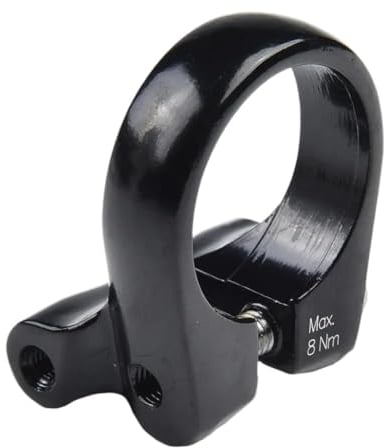 Bike Seat Clamp Rack Clamp Adapter Aluminum Alloy Bicycle Connector for Seatpost Mount Parts Rear Components Cycling Seat Post Clamp