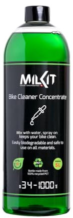 milKit Bio Fahrrad-Reiniger Konzentrat 1000 ml Flasche - biologisches Fahrrad Reiniger Konzentrat für Rennrad, Gravel und MTB - Fahrrad Putzmittel Konzentrat