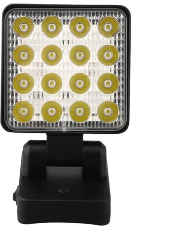Honseadek Kompakte, schnurlose LED-Arbeitsleuchte, kompatibel mit Batterien der Parkside X20V Serie, flexibler Kopf und hoher Lumenleistung