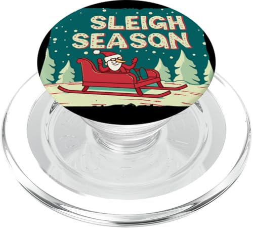 Schönes Schlitten-Kostüm für Schnee- und Schlittenliebhaber PopSockets PopGrip für MagSafe