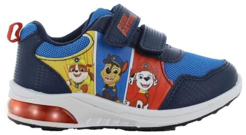Leomil Paw Patrol Turnschuhe Jungen, Schuhe Kinder mit LED 24, Blau