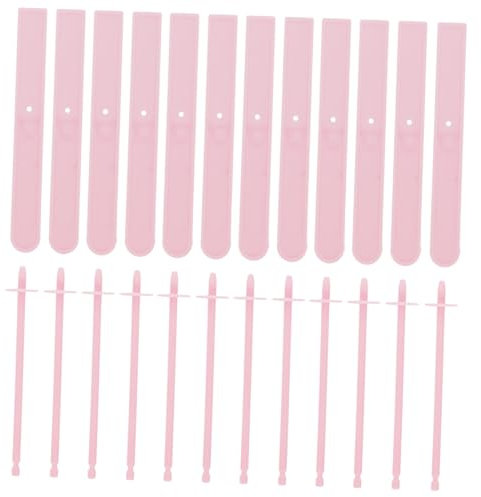 CIMAXIC Puppenhaus Skifahren Bord Decor 10 Pack Mini Ski Ornamente Kunststoff Weihnachten Dekorationen