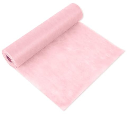 Oaioya Tischläufer Rosa | Vlies Papier Tischdecke Rolle, 30 cm x 25 m Tischläufer pink | Elegantes Tischband für Festliche Tischdeko zu Hochzeit, Geburtstag, Taufe, Kommunion & Party