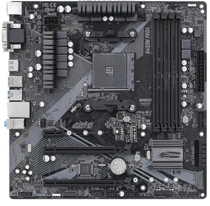 scheda madre Fit For ASRock B450M PRO4 R2.0 B450 Kit Scheda Madre Micro ATX for CPU AM4 Ryzen 5600G 5500 4100 DDR4 M.2 (PCIe 3.0×4) (protocollo SATA)