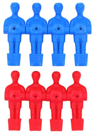 Hangsu 8 Stück/Packung Tischfußballspieler-Figuren, Ersatz-Set, Kickerfiguren, kleine Fußball-Tischspiel-Zubehör, Kicker-Figuren