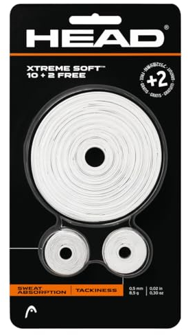 HEAD Unisex-Erwachsene Xtremesoft 10+2 Griffband, weiß, Einheitsgröße