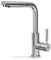 Teka 938 - Grifo de Cocina, 1 Mando, Caño Alto Giratorio, Super Resistente y Flexible Grifo Cocina Extraíble, Metálico, Diseño Moderno, Color Acero Inoxidable