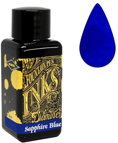 Diamine Tinte für Füllfederhalter, Saphirblau, 30 ml